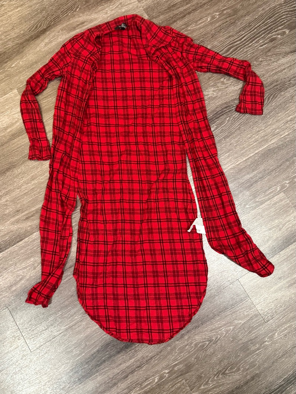 Forever 21 Red Plaid Button-Down Shirt
